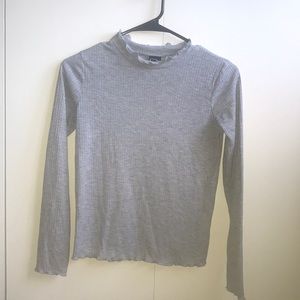 Art Class | Girls’ Silver Long Sleeve Top